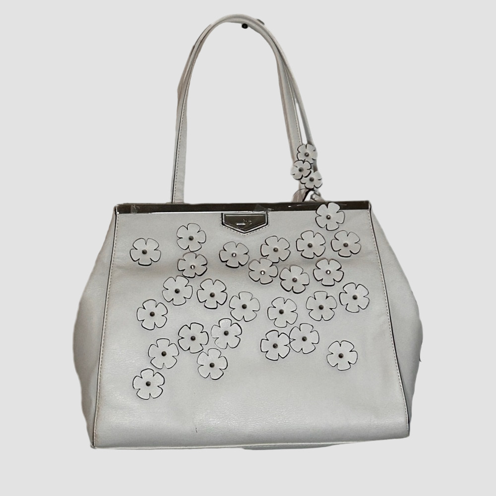 Vera Wang White Floral Baymar Tote
